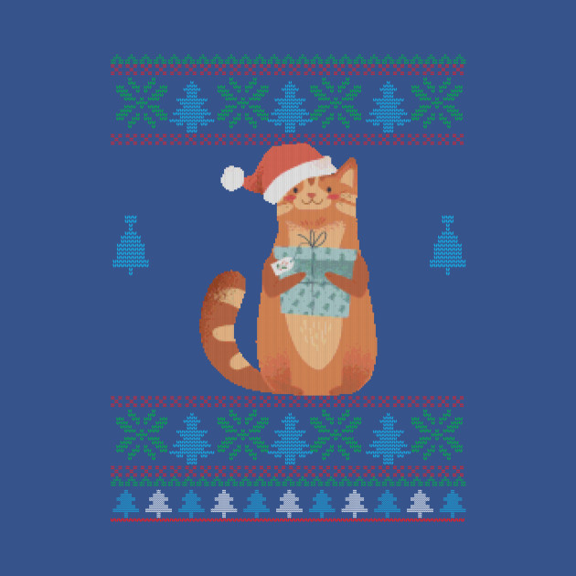 Discover Ugly Christmas - Christmas Cat - Ugly Christmas - T-Shirt