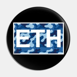 Ethereum Blue Camo Inside Pin