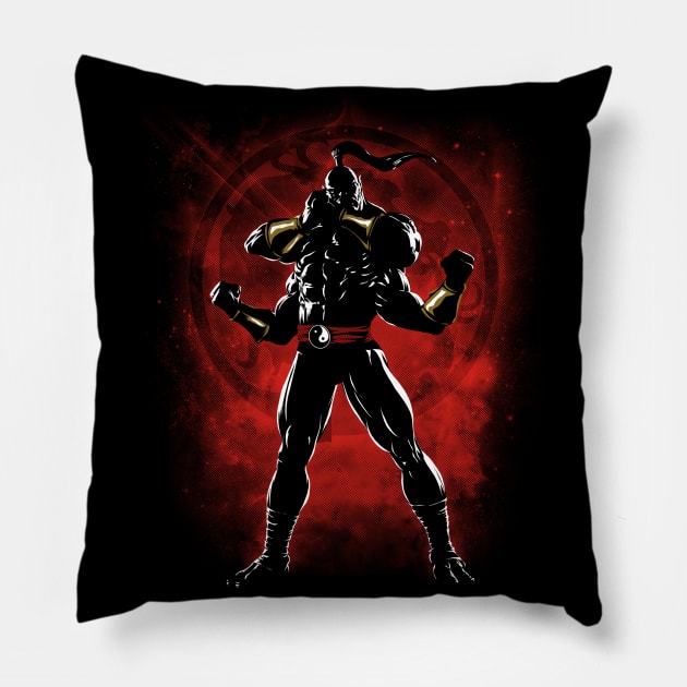 Outworld Beast Pillow by ddjvigo