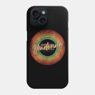 Madonna Vintage Circle Art Phone Case