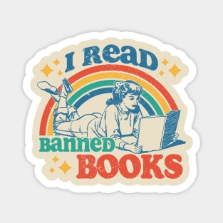 I Read Banned Books Magnet