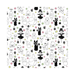 Fun Anime Pattern T-Shirt