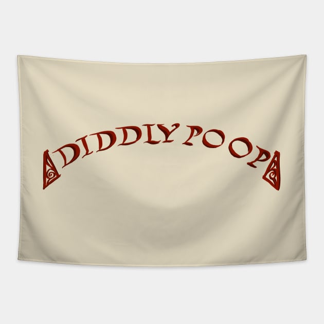 Diddly-Poop Tapestry by captain_deloris