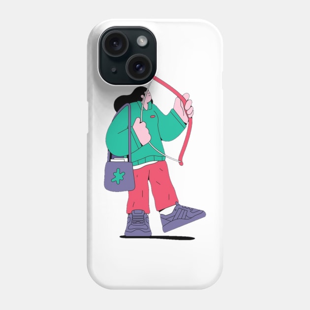 Lady archery Phone Case by antekrepcom