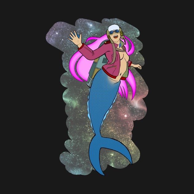 Mermaid Rocket Girl by t_iii