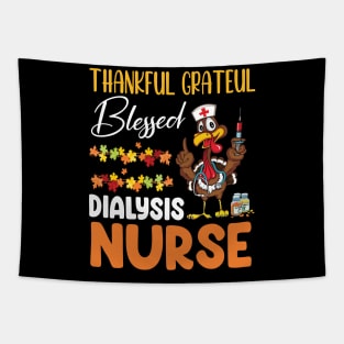 Thanks Day Turkey Thankful Grateful Blessed Dialysis Nurse Tapestry