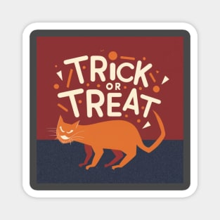 Halloween Cat: Trick or Treat? Magnet