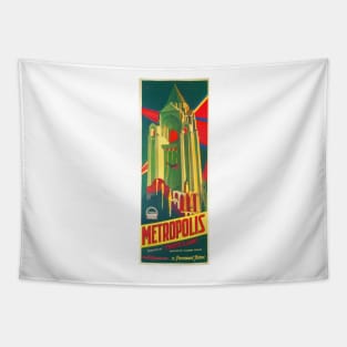 METROPOLIS Directed by Fritz Lang 1927 Hollywood Sci Fi Vintage Movie Tapestry