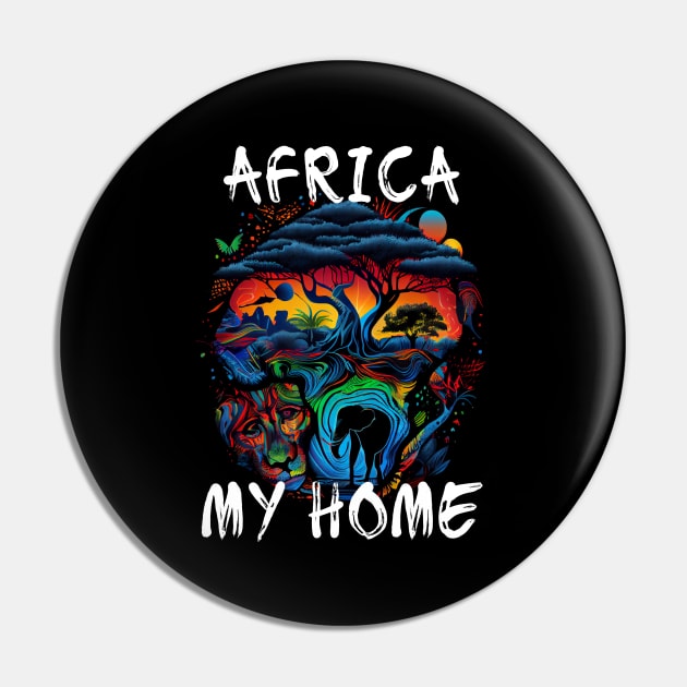 Africa, My Home 3 Pin by PD-Store