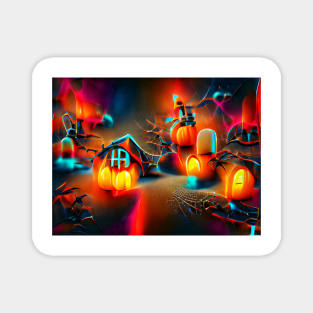 Halloween Party Art Magnet