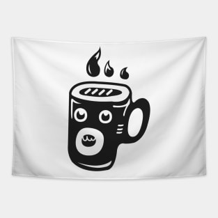 Black Coffee Tapestry