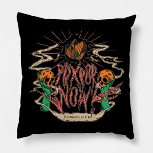 Vintage '18 Festival Design Pillow