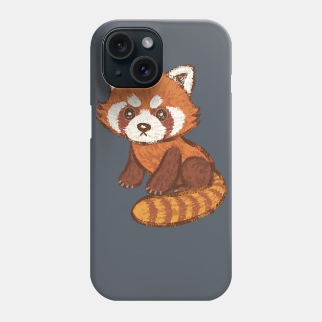 Red panda Phone Case by sanogawa