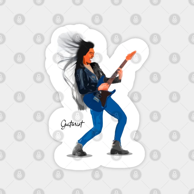 Guitarist Magnet by Abiarsa