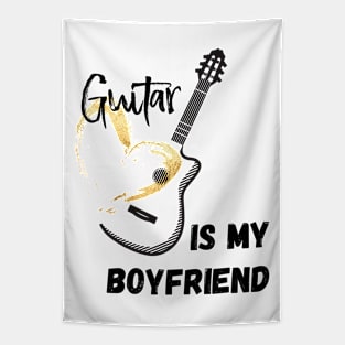 Guitar Is My Boyfriend Tapestry