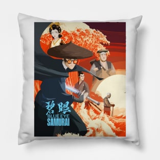 Blue Eye Samurai Pillow