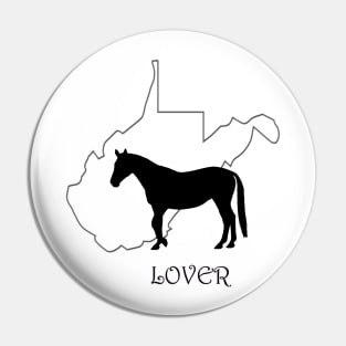 West Virginia Horse Lover Gift Pin