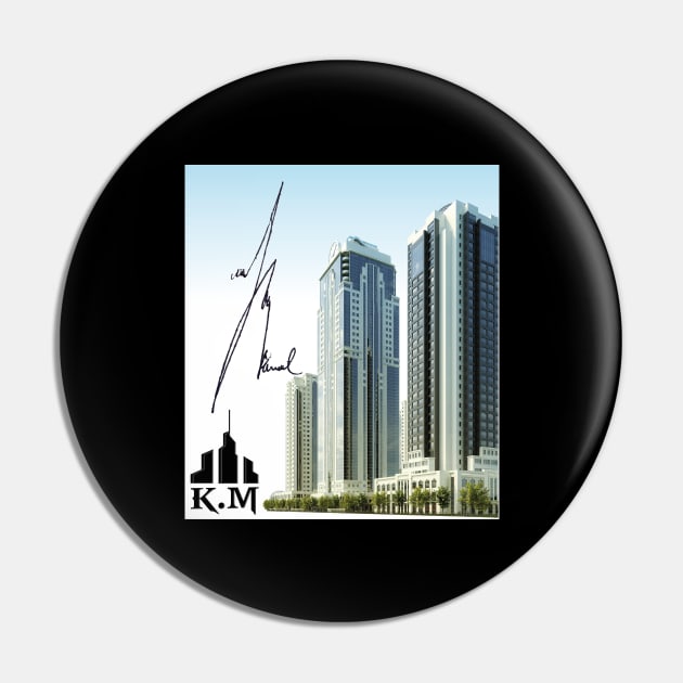 CITY K.M Pin by TOPTshirt