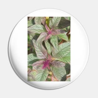 Amaranthus oil paint effect Pin