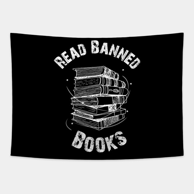 Read Banned Books, Teacher Librarian Gift, Tapestry by chidadesign