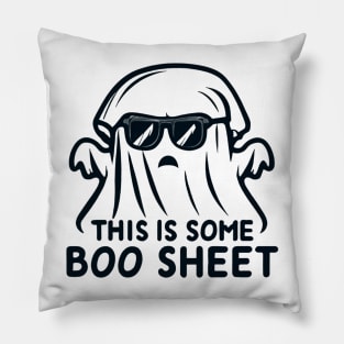 This Is Some Boo Sheet Halloween Ghost Pillow