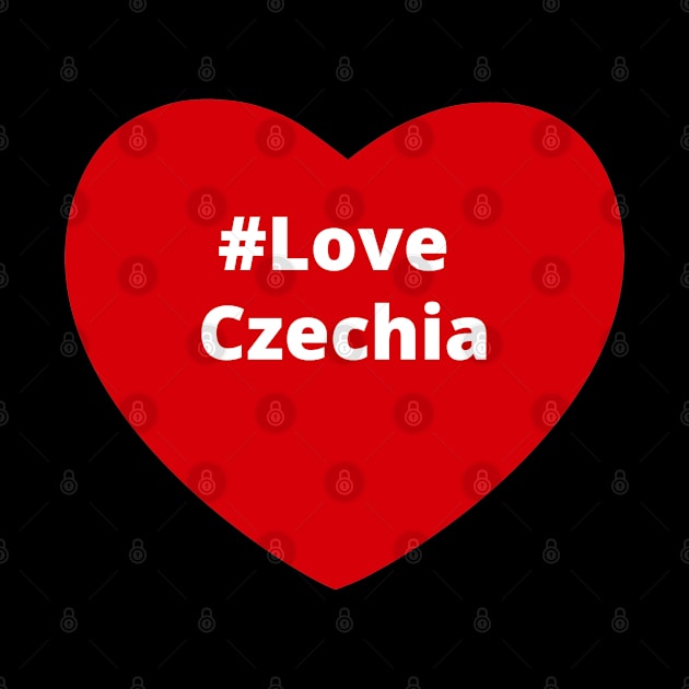 Love Czechia - Hashtag Heart by support4love