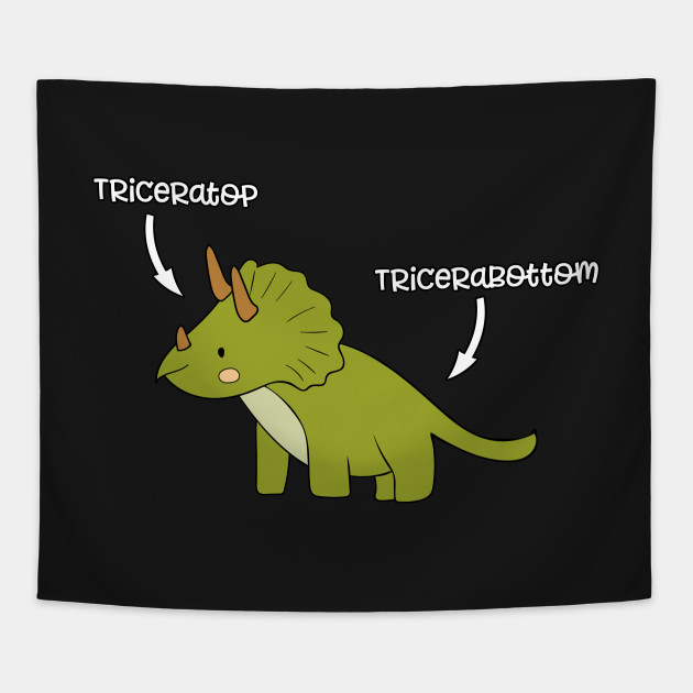 Triceratops Tricerabottom Dinosaur Funny