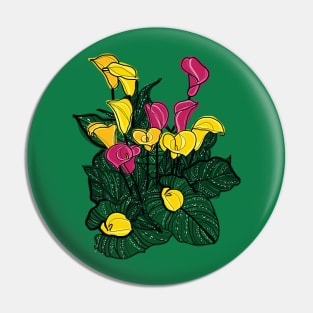 Calla Lilies Pin