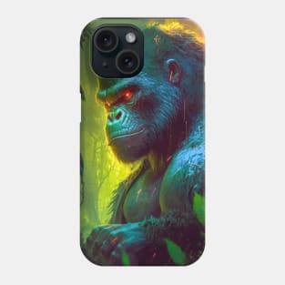 Gorilla Ape Animal Portrait Painting Wildlife Outdoors Adventure Phone Case