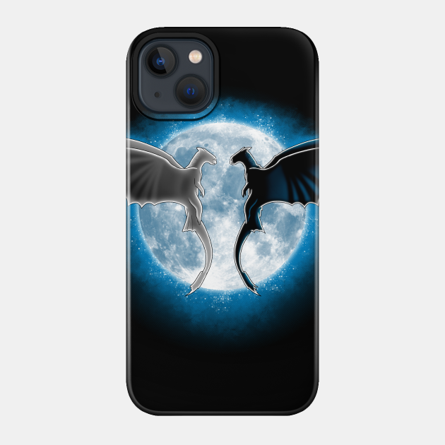 Moon Dragons - Dragon - Phone Case