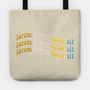 Design Gibberish (Lorem Ipsum) Tote