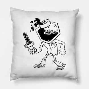 Inkwell Warrior Pillow