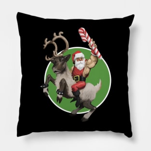 Santa the Barbarian Pillow