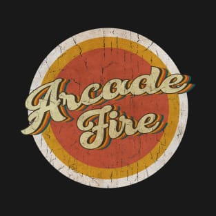 circle vintage Arcade Fire T-Shirt