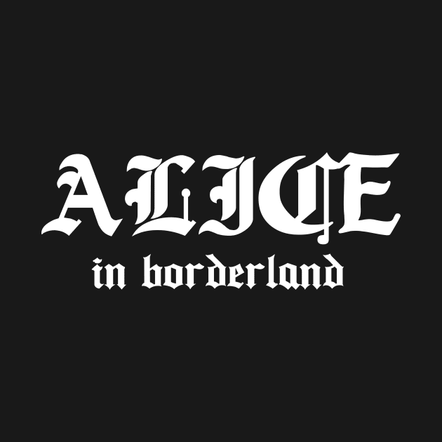 Alice in borderland title white by CERA23