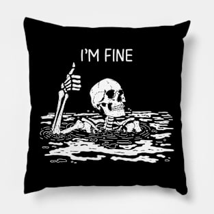 Fine Skeleton Pillow