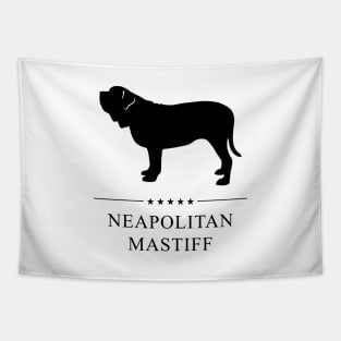 Neapolitan Mastiff Black Silhouette Tapestry