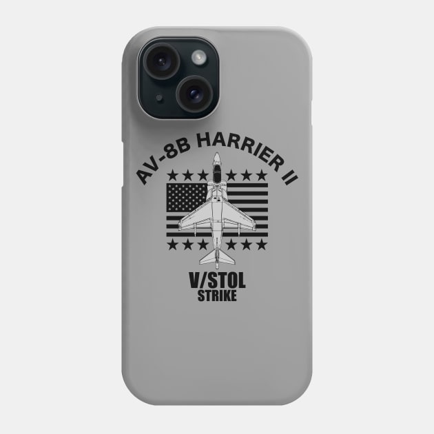 AV8B Harrier II Phone Case by Tailgunnerstudios