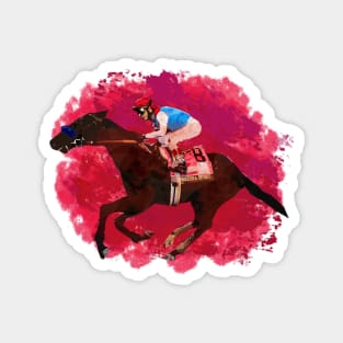 Famous Racehorses - Medina Spirit -= 2021 Kentucky Derby Winnner Magnet