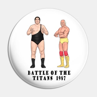 Battle of the Titans 1987 Pin