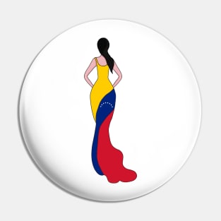 Venezuela Woman Pin