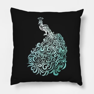 Peacock Celestial Pillow