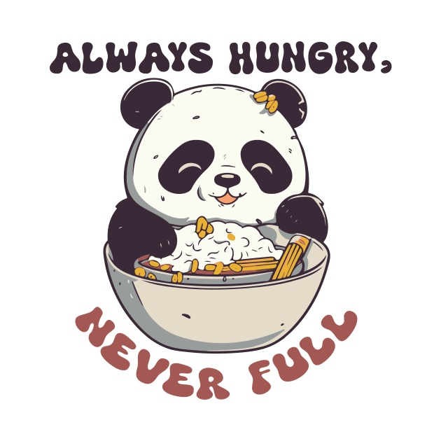 Always Hungry Panda by CEYLONEX