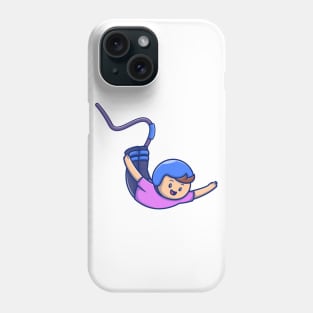 Cute People Play Bungee Jumping Phone Case