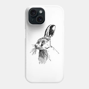Etched Hare Phone Case