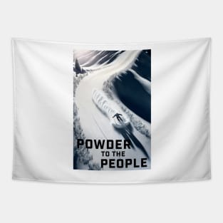 Powder to the People Tapestry