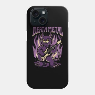 Death Metal Satanic Baphomet Cat Phone Case