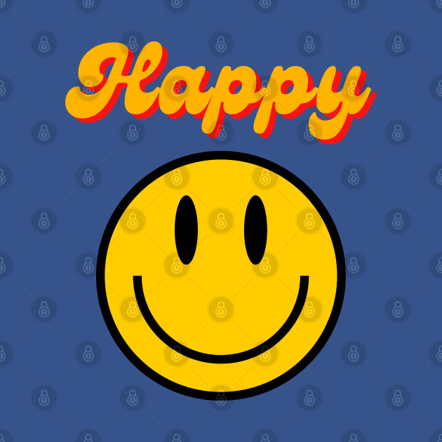 Disover Happy Smiley Face - Happy Face Emoji - T-Shirt