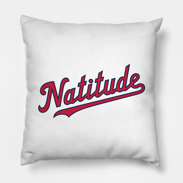 Natitude - White Pillow by KFig21