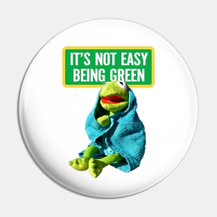 Kermit: "It's not easy being green", Kermit the frog Pin